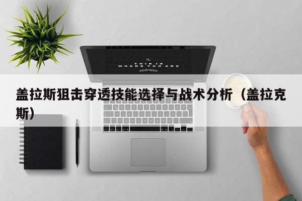 盖拉斯狙击穿透技能选择与战术分析（盖拉克斯）