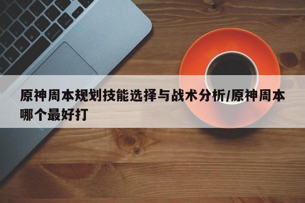 原神周本规划技能选择与战术分析/原神周本哪个最好打